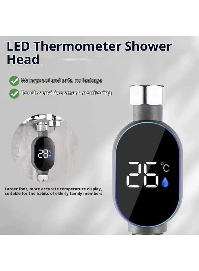 LED مرئي حمام الطفل مقياس الحرارة - مقياس درجة الحرارة الصنبور المنزلي للأطفال حمام السلامة - Image 2