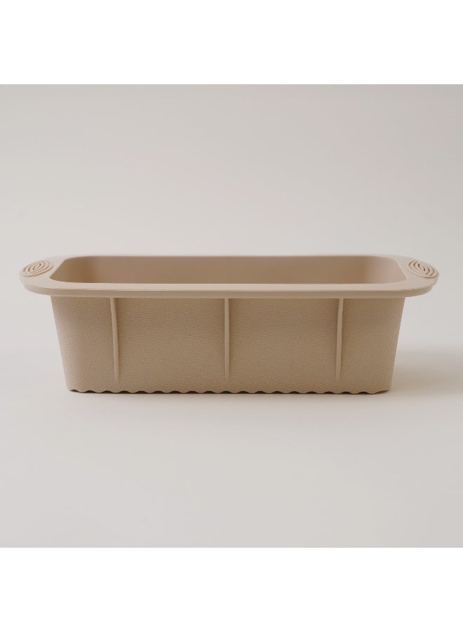 ألبرتو قالب خبز سيليكون 25.3*13*6.6سم، كريمي - Image 1