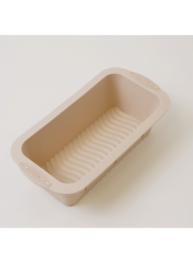 ألبرتو قالب خبز سيليكون 25.3*13*6.6سم، كريمي - Image 2