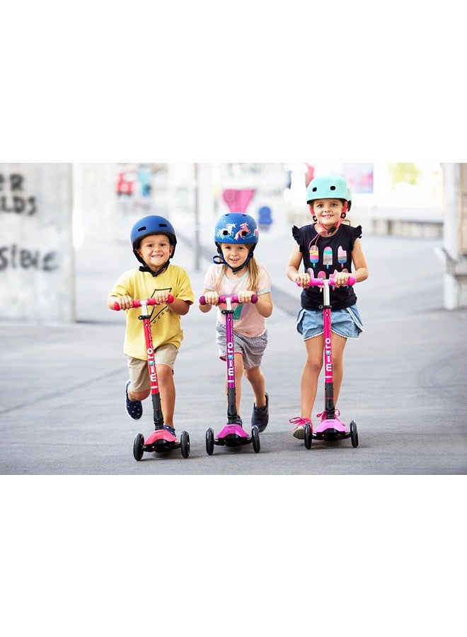 Micro Headphone Kids Helmet Pink (Medium) | Kids Helmet | Kick Scooter Helmets | Sports Helmet for Kids | Helmet with Adjustable Straps | Riding Kids Helmet | Kids Safety | Helmet for Kids - Image 3