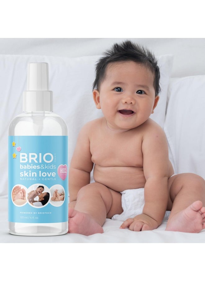 BRIOTECH - Babies & Kids Skin Love, Soothing Hypochlorous Acid Spray, Pure Hocl For Sensitive Skin, Calm Redness & Bumps, Support Against Diaper Irritation, Gentle & Vegan, 4 Fl Oz - Image 1