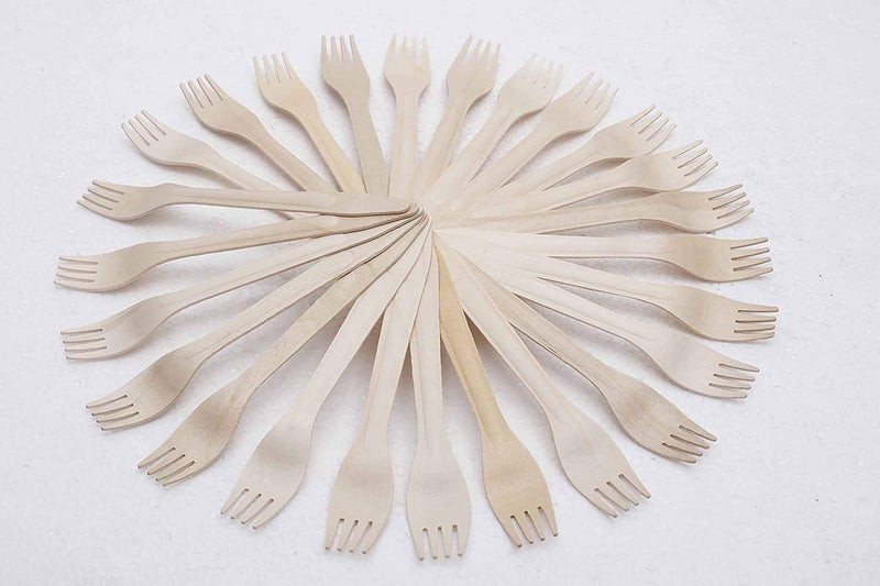 V4L Wooden Spoons 100 Pack 160mm 63 inch Spoons Biodegradable Spoons EcoFriendly Biodegradable Utensils for Party Weddings Travel Camping Events - Image 4
