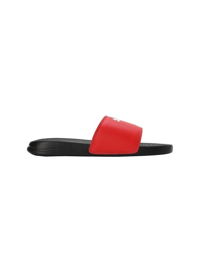 Puma unisex-adult Geo Black-Fiery Red-White Slide Sandal - 9 UK (39453803) - Image 3