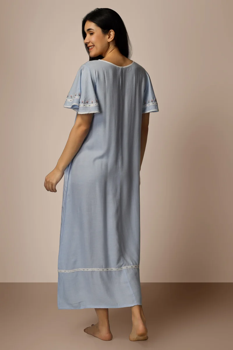 After Dark Ami, Embroidered Nightdress