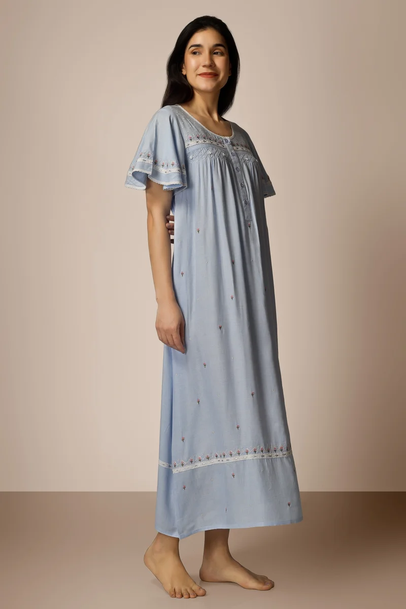 After Dark Ami, Embroidered Nightdress