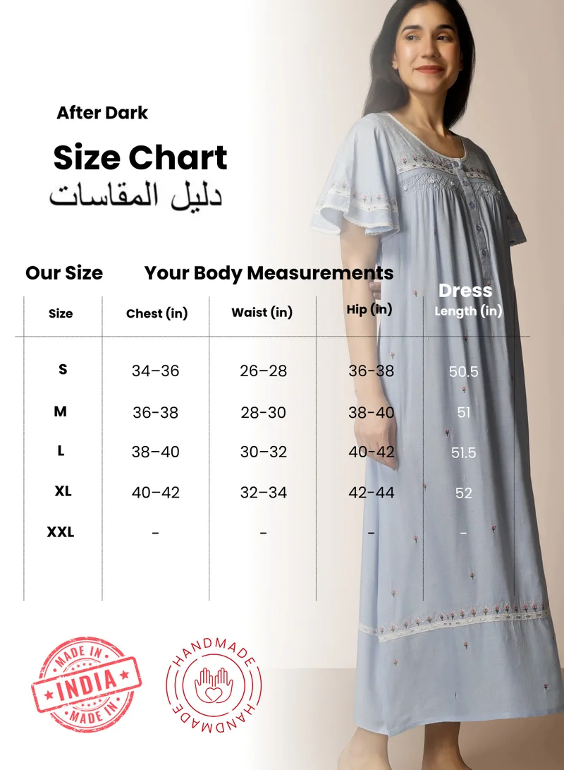 After Dark Ami, Embroidered Nightdress