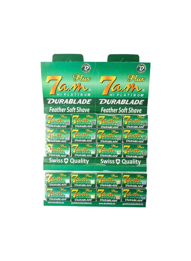 100 Platinum Double Edge Safety Razor Blades