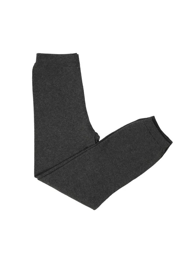 Mısırlı 1951 Dark Gray Ribbed Women's Pants.