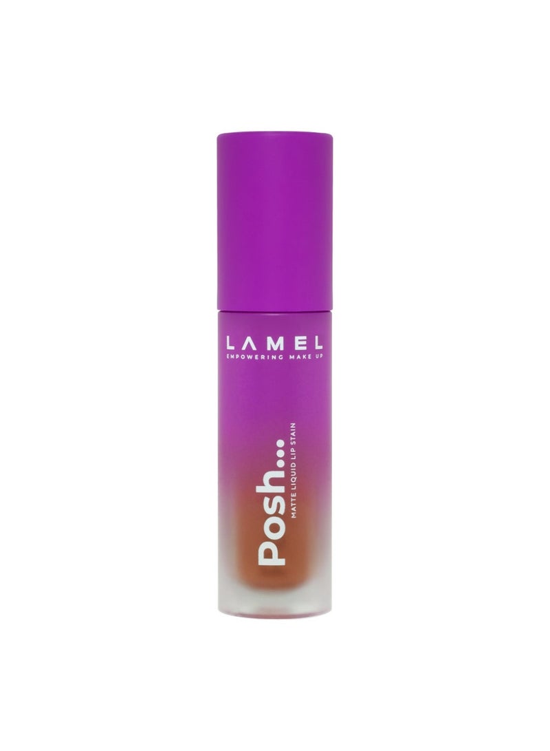 LAMEL Posh Matte Liquid Lipstick № 404  Blush Pink 404 - Image 3
