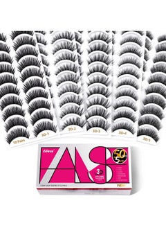 False Eyelashescat Eye Mink Lashes 50 Pairs Super Value Pack 5 Stylish Styles Volume 3D Faux Mink Lashes Curly & Fullfake Eyelashes Natural Lookeye Lashes Sets Pack - pzsku/ZB735A596F2FC8DC40D03Z/45/_/1706521205/e8e90696-5c2f-403e-84fe-2f445c340655