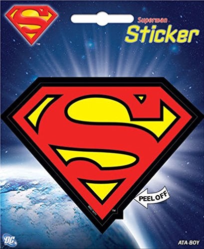 Ata-Boy Superman Logo DC Comics Die Cut Vinyl Sticker Decal - Image 4