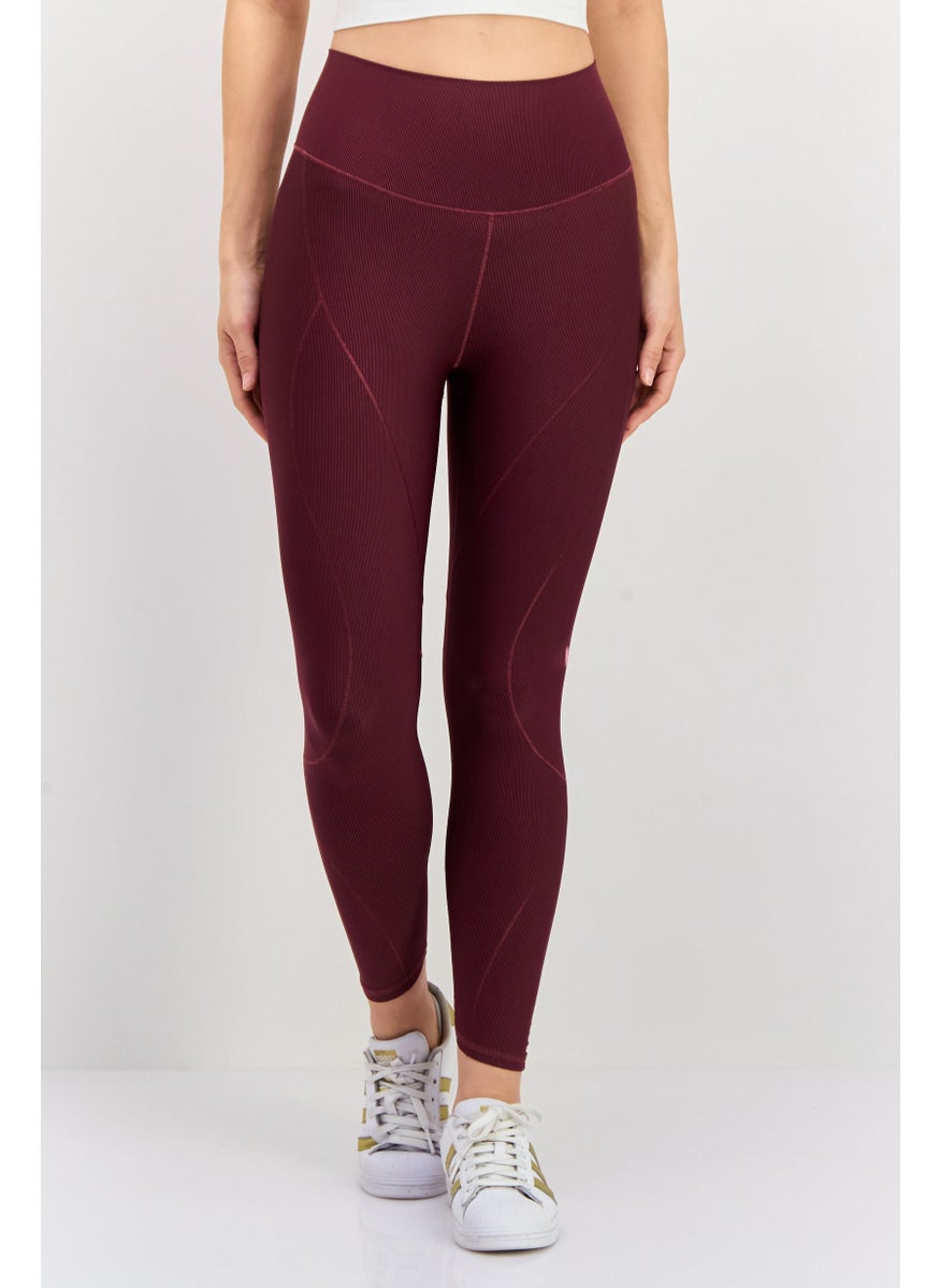Adidas - Women Sportswear Fit Running Tights, Wine - Image 1