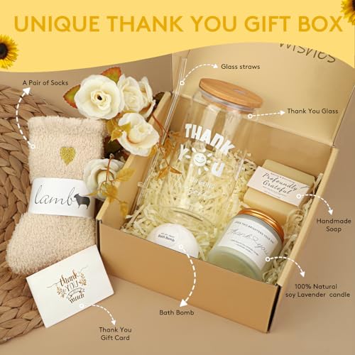 FAJAO Thank You Gifts for Women & Employees - Awesome Glass Cup, Teacher & Friend Appreciation Gifts - Image 2