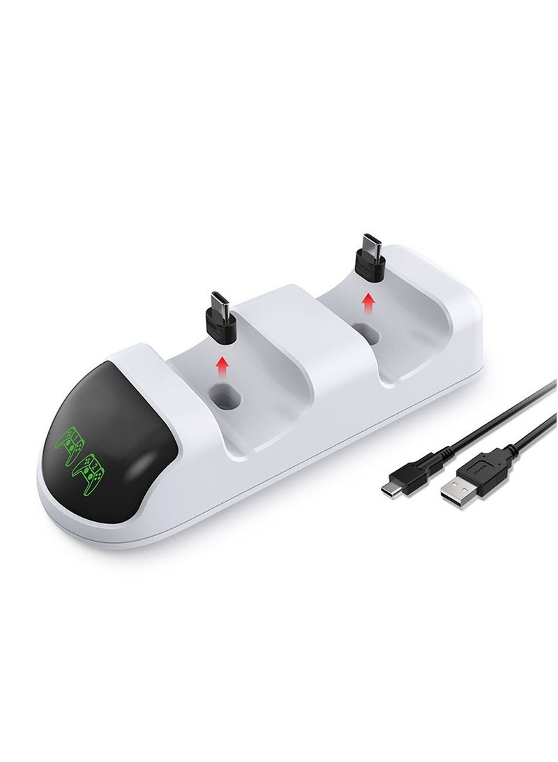 PS5 handle charging wireless dual charging stand base charging with LED indicator - Image 1