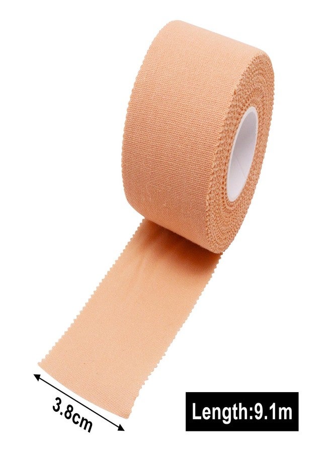 GDFYMI Athletic Sports Tape 1.5 Inch x 30ft, Elastic Athletic Wrist Ankle Tape Roll (2pack, Beige, 1.5 Inch x 10 Yards) - Image 3
