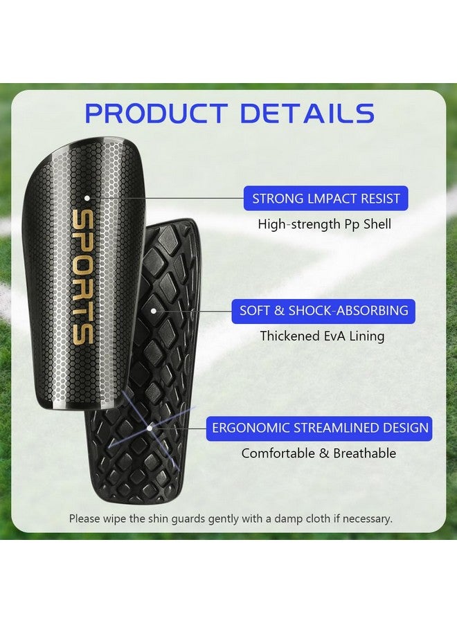 Optifit® Kids Shin Guards Set of 3 EVA Cushioning Shin Guards Shine Guards Sleeve and Knee High Compression Socks Teens Kids Sport Shin Guards Set - Image 3