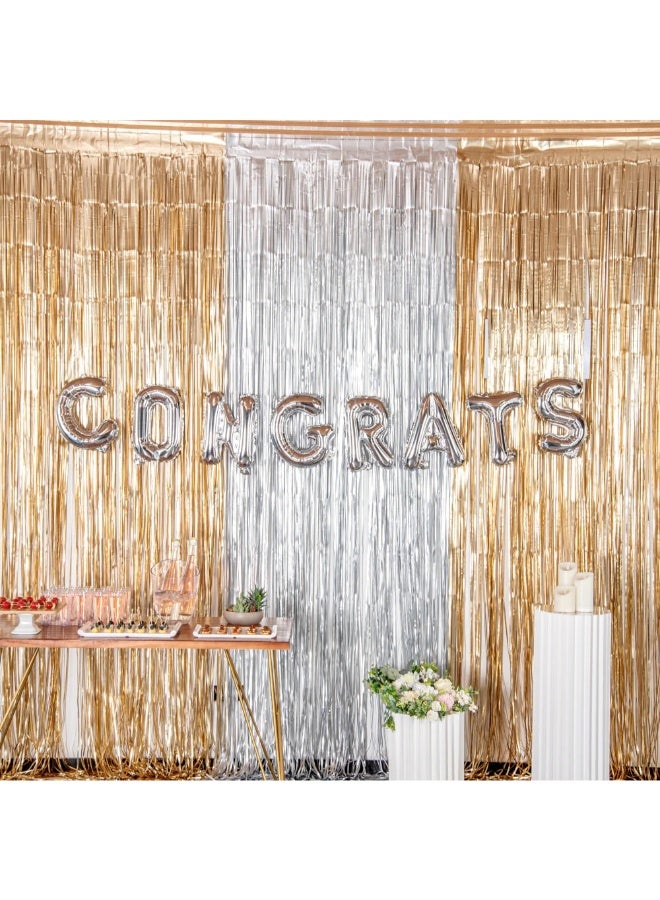 TOY GARDEN Giant Silver Letter C Balloon  Foil Helium Big Single Mylar Balloon Birthday Party Decoration Supply Baby Shower Event - Image 2