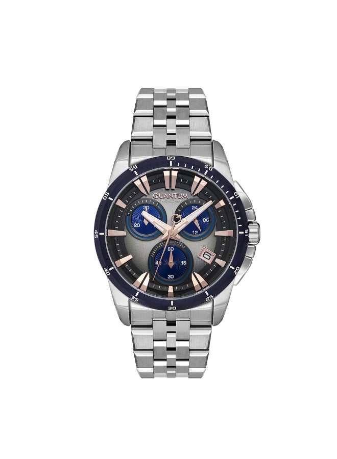 Quantum Men's Metal Chronograph Watch PWG1124.360 - 44 mm - Image 1