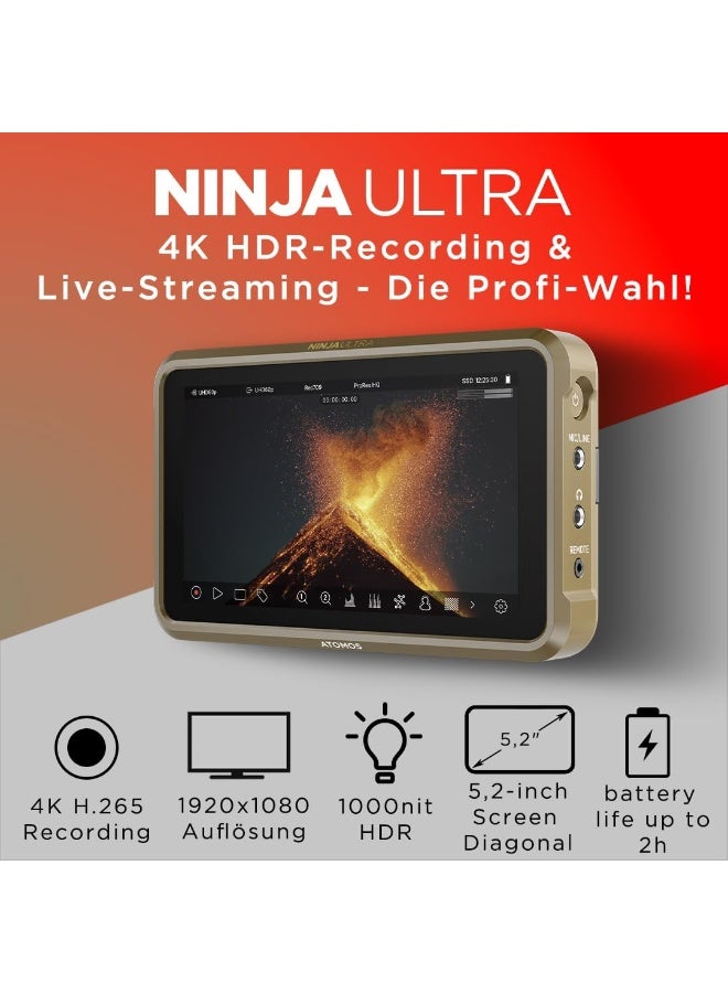 Atomos Ninja Ultra 5.2" 4K HDMI Recording Monitor - Image 2