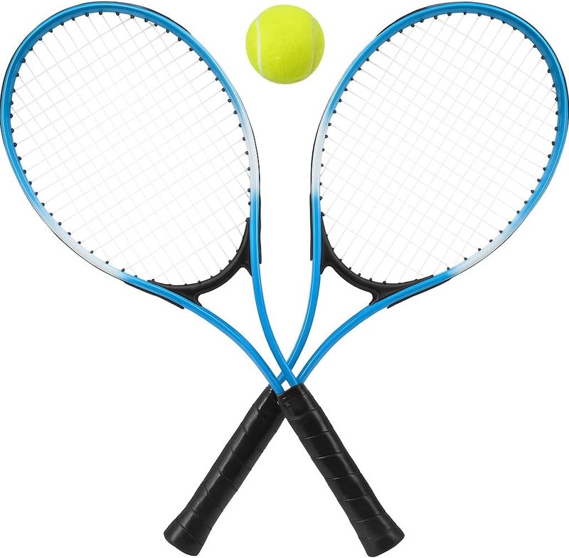 Fitto Tennis Rackets Set for Kids & Beginners – 2 Player Complete Tennis Kit with Balls & Carry Bag – Recreational Tennis for Outdoors and Indoor - Image 1