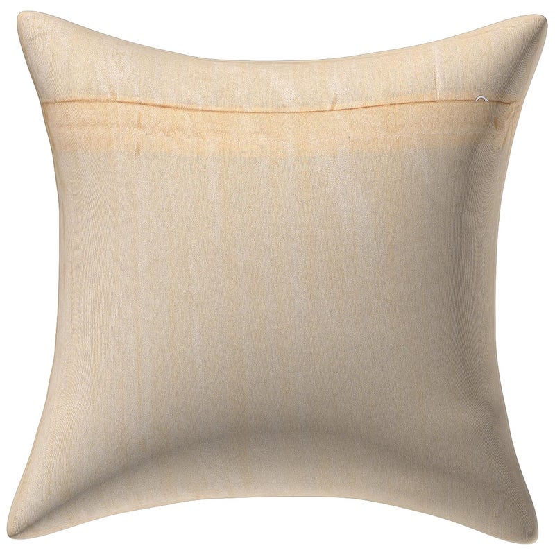 BUNIO Decorative Beige Velvet ThrowPillow Cushion Cover Set of 5 Designer Soft Pillow Cover for Sofa Couch Living Room 16 x 16 inches Beige - Image 5