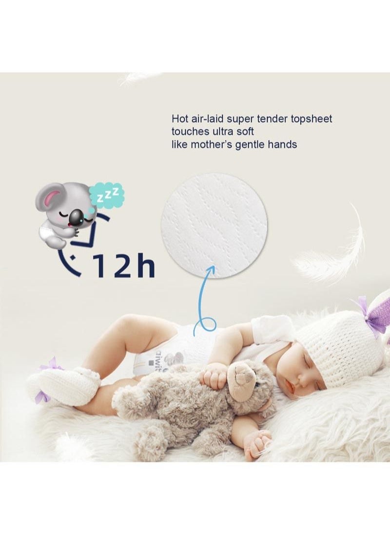 aiwibi - Aiwibi Premium Baby Diapers Size S 3-6KG 72 Pieces - Image 1