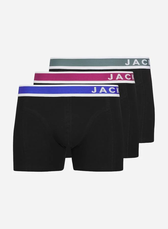JACK & JONES Jack & Jones Pack of 3 - Easton Solid Trunks