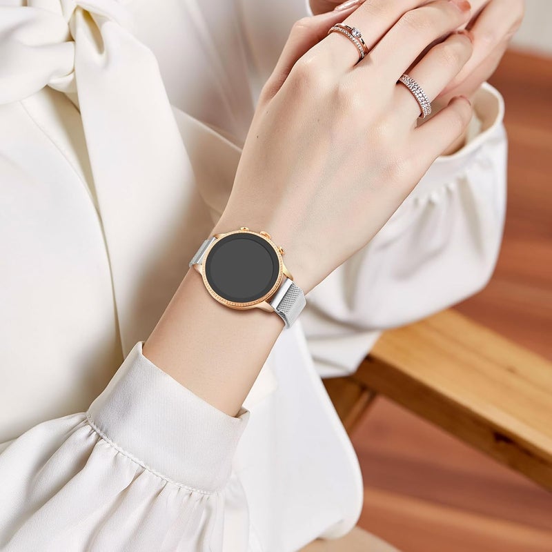 Metal Band for Huawei Watch GT4 41mm Strap,18mm Stainless Steel Replacement Strap for Huawei GT4 41mm Women Men - Image 5