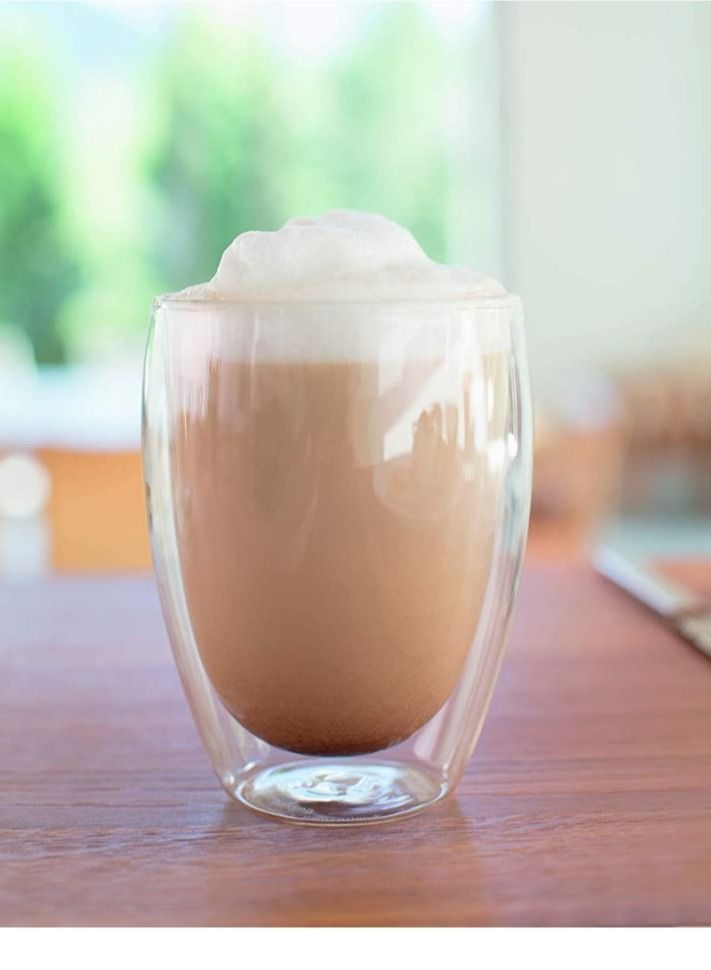 تيلاند كوب زجاجي مزدوج الجدار معزول من زجاج البورسليكات الحراري الشفاف مثالي للحفلات وجميع المناسبات (0.3 لتر) - Image 2