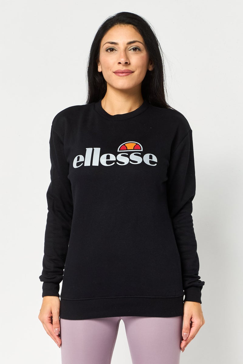 Ellesse Women Sportswear Fit Long Sleeve Sweatshirt, Black - Image 1