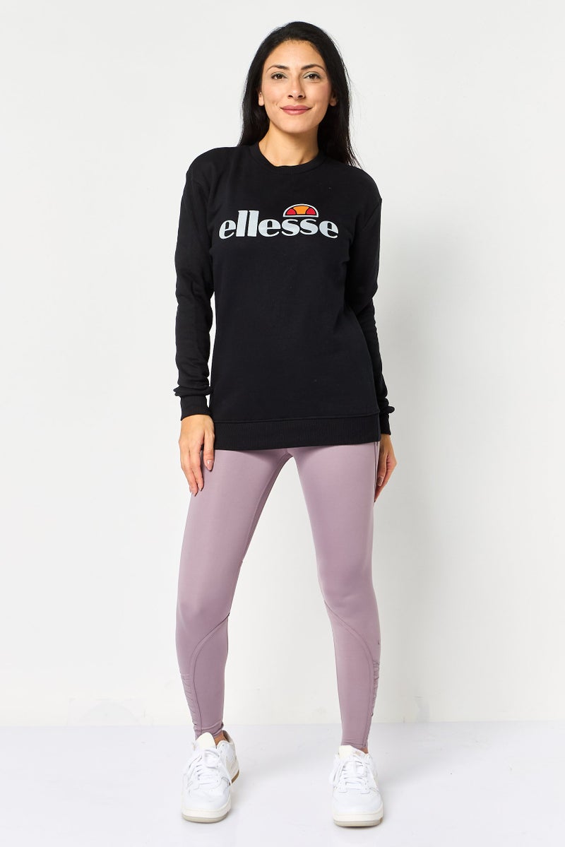 Ellesse Women Sportswear Fit Long Sleeve Sweatshirt, Black - Image 2