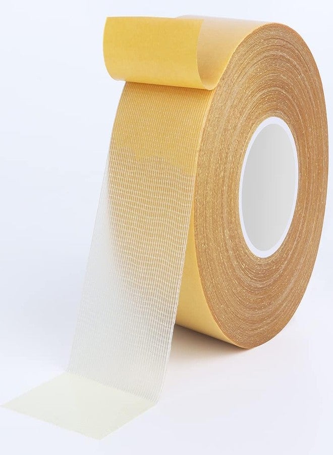 OVERSEASE Double Sided 3CM x 10M Long Super Strong Sticky Carpet Tape, Non-Slip Waterproof Removable Mesh Grid Tape for Hardwood Floors, Mats, Wall Hanging & Paste Decoration (10M) - Image 1