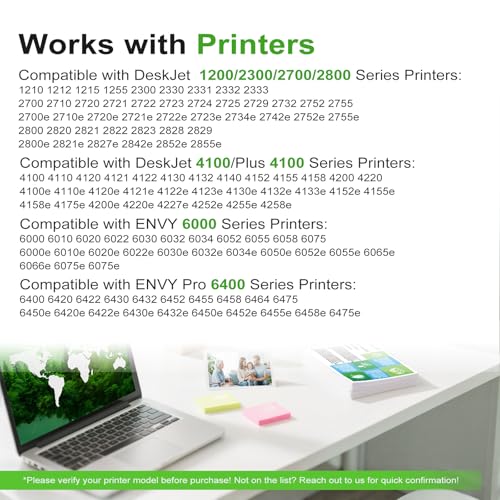 Ankink 67XL Ink Cartridges for HP 67 XL Black Color Combo 3Pack Replacement for HP67 HP67XL for Printer 2700 2700e 4100 6400 4155e 2755e 2752e 4100e 6458 6455e 4152 6055e 6052e 4152e 2742e 6400e - Image 3