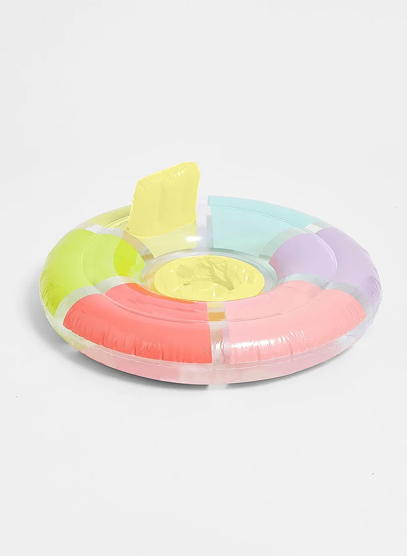 SUNNY LIFE Rainbow Gloss Bubba Inflatable Pool Float Seat