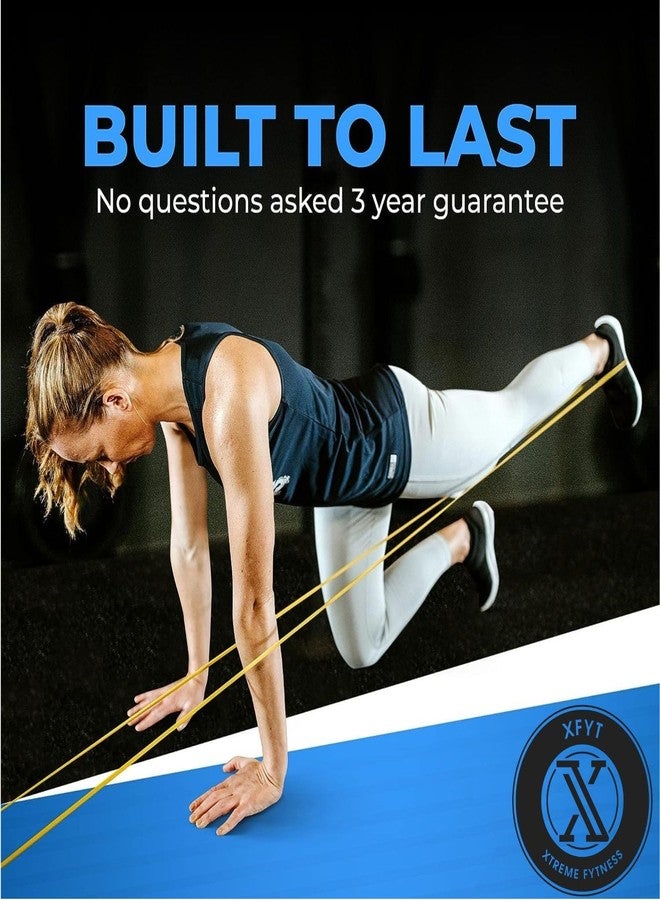 XFyt Beyond Boundaries: 5-15 Lbs Thin Pull-up Resistance Loop Band for Stretching, Therapy | Natural Therabands for Calisthenics & Physiotherapy | Gym Workouts Yoga Exercises (2-7 kgs, Yellow) - Image 2