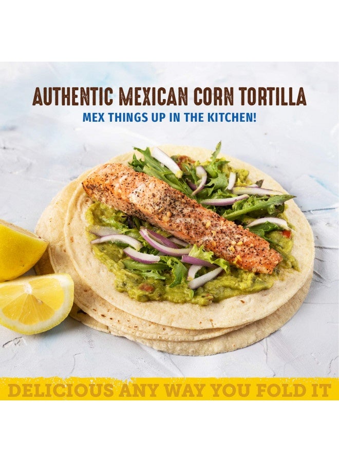 Del Campo Soft Corn Tortillas – 8 Inch Round. 100% Delicious Gluten Free And Authentic Mexican Food. Many Serving Options: Wraps, Tacos, Quesadillas Or Burritos, Kosher. (8Ct.) (Single)  - Image 3