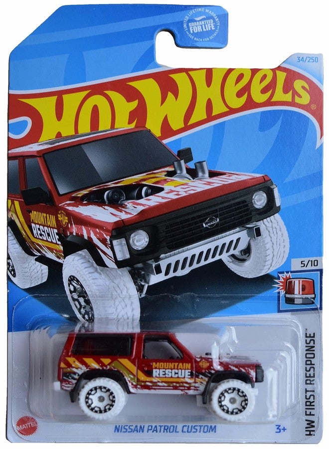 Matchbox Hot Wheels Nissan Patrol Custom, HW First Response 5/10 [red] 34/250 - Image 1