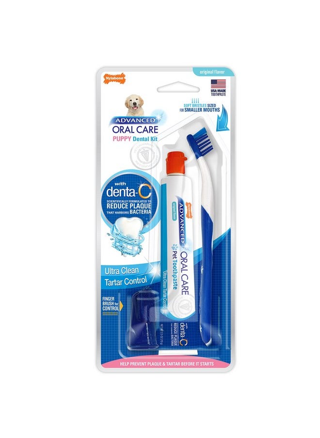 Nylabone Nylabone Advanced Oral Care Puppy Dental Kit Puppy Original 3 Count  - Image 1