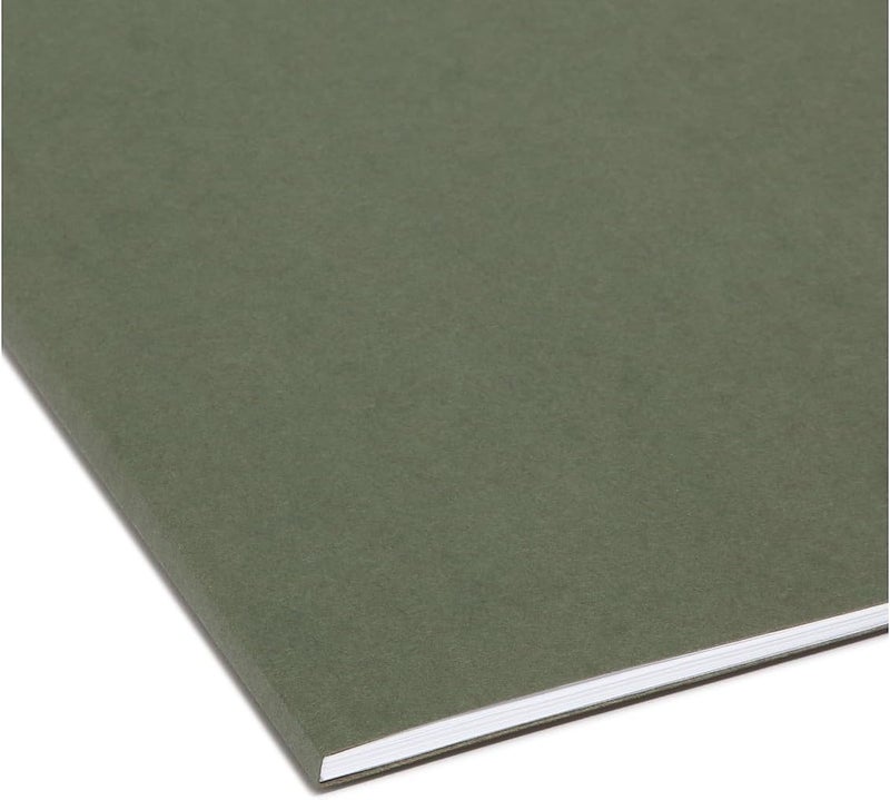 Smead Hanging File Folder, No Tabs, Letter Size, Standard Green, 25 per Box (64010) - Image 5