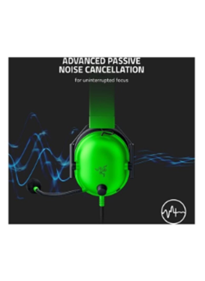 RAZER Blackshark V2 X Gaming Headset: 7.1 Surround Sound 50mm Drivers Memory Foam Cushion For Pc, Ps4, Ps5, Switch, Xbox One, Xbox Series X & S, Mobile 3.5mm Audio Jack Green, Standard  - Image 4