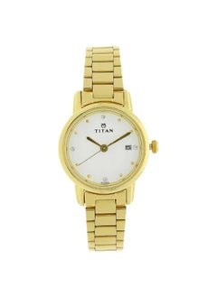 TITAN Women's Analog Round Shape Stainless Steel Wrist Watch - 2572YM01 - 33.2 Mm  - Image 1