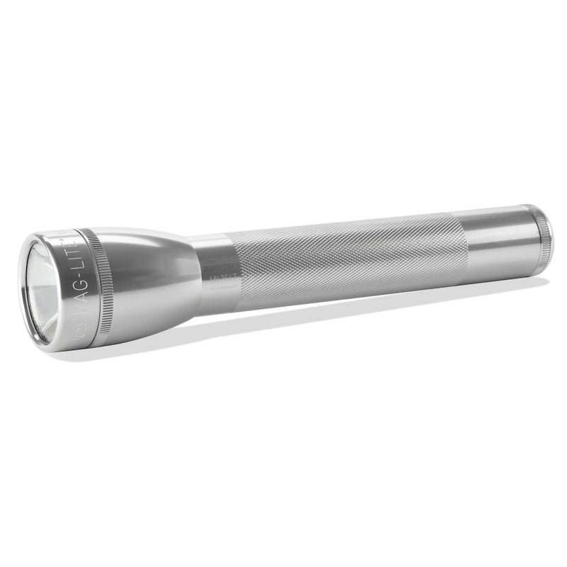 MagLite 3C Cell LED Flash Light, Silver - Image 1