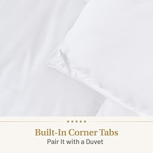 Lavish Comforts Down Alternative Comforter Queen Size - Fluffy Duvet Insert - Puffy Premium All Season Winter - Luxury Breathable Hotel Plush Comforter - Queen, White, 86x86 inches - Eco-Compressed Packing - Image 5