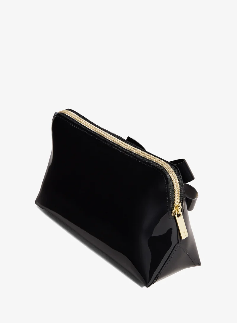 تيد بيكر حقيبة مكياج بعقدة فيونكة