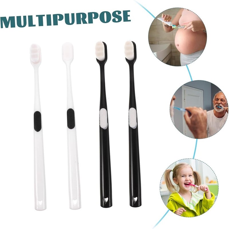4pcs Wavy Soft Bristle Toothbrush Extra Gentle For Sensitive Gums Adults - Image 4