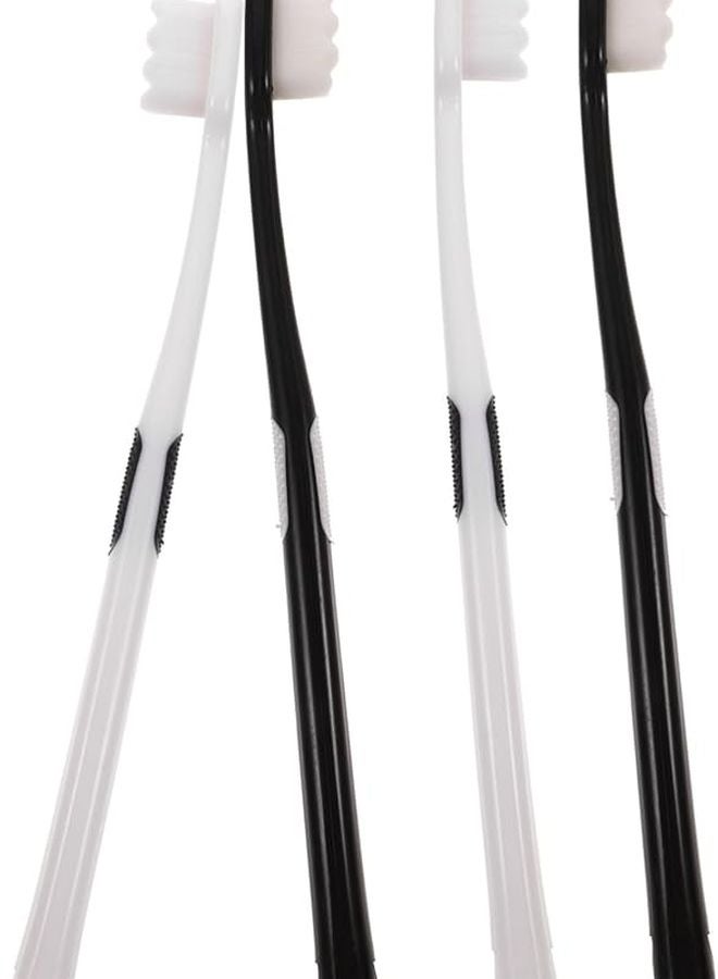 4pcs Wavy Soft Bristle Toothbrush Extra Gentle For Sensitive Gums Adults - Image 2
