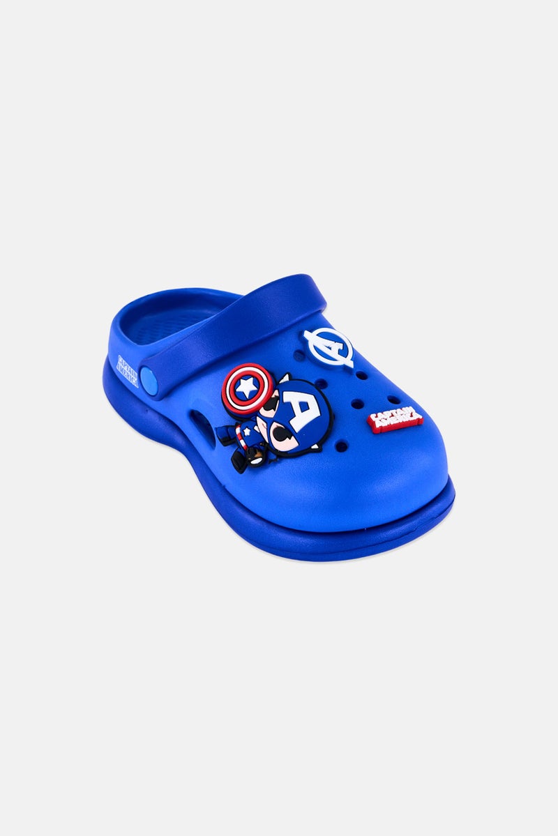 MARVEL Toddlers Boy Slingback Clogs, Blue - Image 1