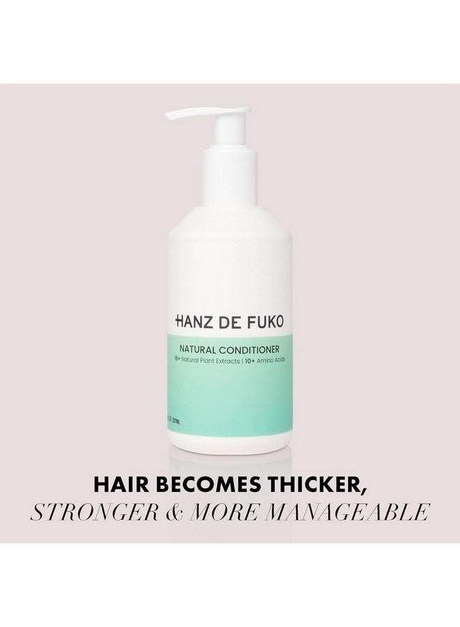 Hanz de Fuko Premium Natural Conditioner - Sulfate and Paraben Free - Fights Dandruff and Scalp Irritation - 16+ Natural Plant Extracts, 8 oz. - Image 2