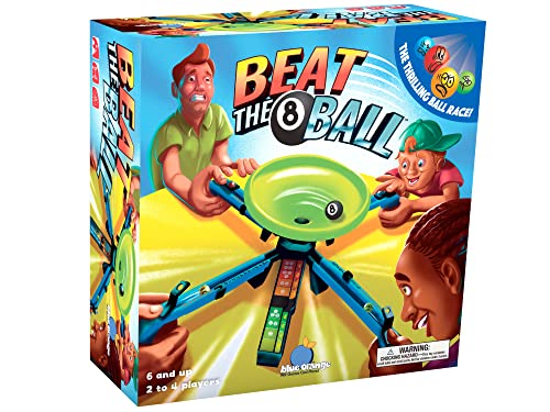 blue orange لعبة الحفلات Beat The 8 Ball - لعبة سرعة نشطة للأطفال، العائلة أو البالغين من Blue Orange Games لـ 2 إلى 4 لاعبين. موصى بها للأعمار من 6 سنوات وما فوق. - Image 1