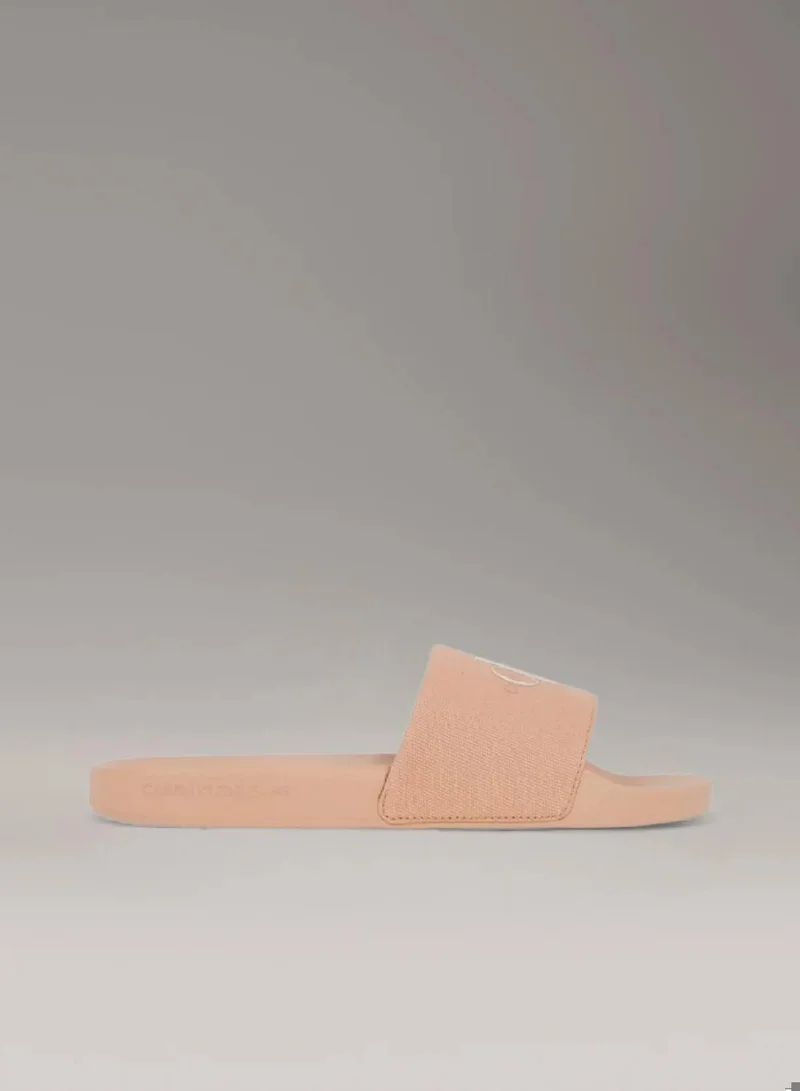 Calvin Klein Jeans Canvas Logo Sliders